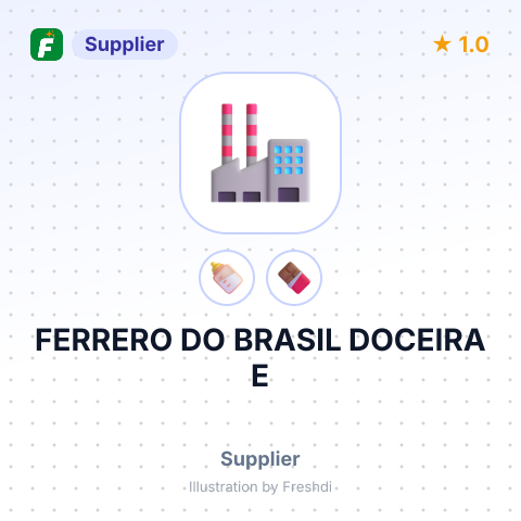 FERRERO DO BRASIL DOCEIRA E – summary card, no photo uploaded yet