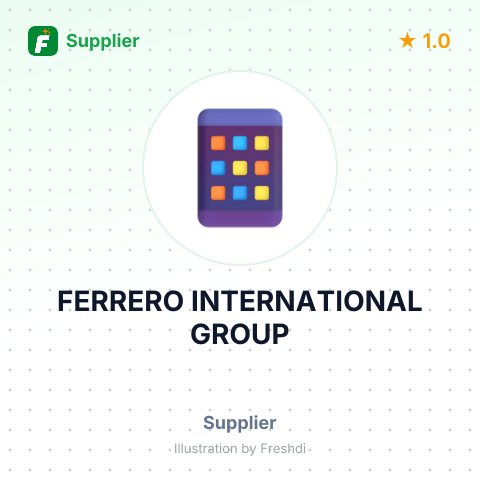 FERRERO INTERNATIONAL GROUP – summary card, no photo uploaded yet