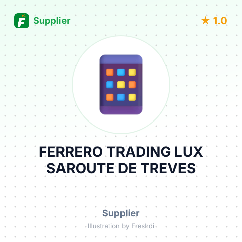 FERRERO TRADING LUX SAROUTE DE TREVES – summary card, no photo uploaded yet