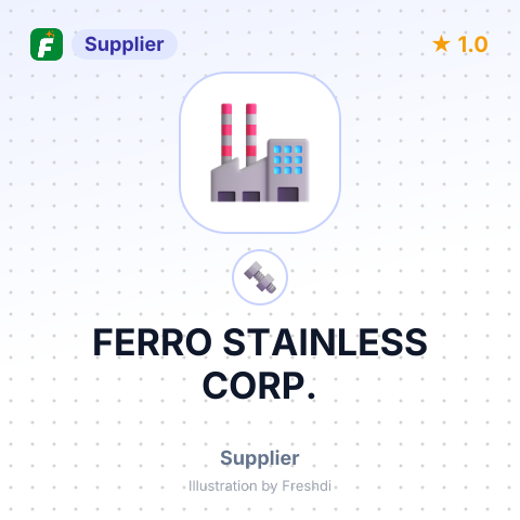 FERRO STAINLESS CORP. – summary card, no photo uploaded yet