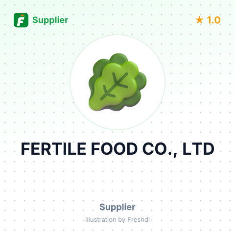 FERTILE FOOD CO., LTD – summary card, no photo uploaded yet
