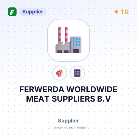FERWERDA WORLDWIDE MEAT SUPPLIERS B.V – summary card, no photo uploaded yet