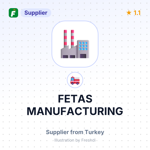 FETAS MANUFACTURING – summary card, no photo uploaded yet