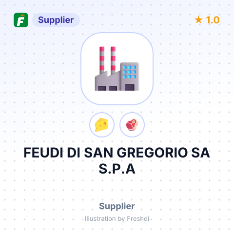 FEUDI DI SAN GREGORIO SA S.P.A – summary card, no photo uploaded yet