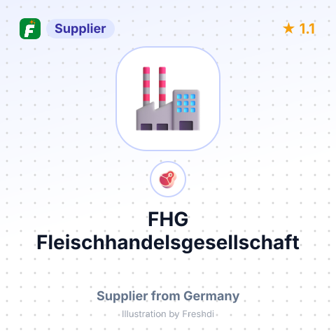 FHG Fleischhandelsgesellschaft – summary card, no photo uploaded yet