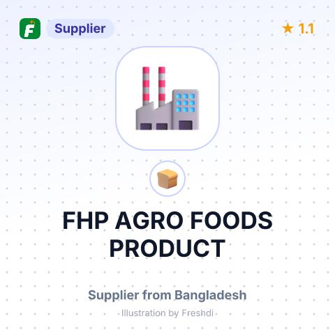 FHP AGRO FOODS PRODUCT – summary card, no photo uploaded yet