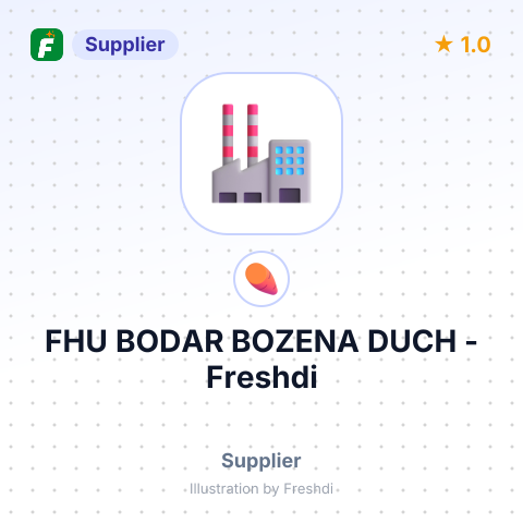 FHU BODAR BOZENA DUCH – summary card, no photo uploaded yet