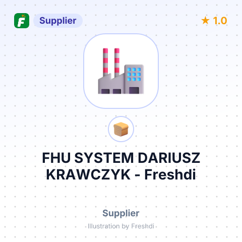 FHU SYSTEM DARIUSZ KRAWCZYK – summary card, no photo uploaded yet