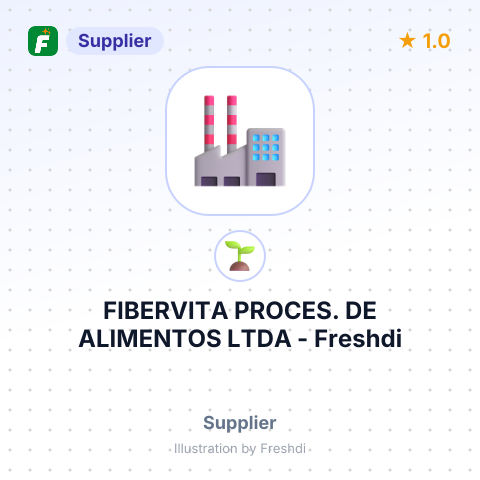FIBERVITA PROCES. DE ALIMENTOS LTDA – summary card, no photo uploaded yet