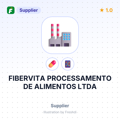 FIBERVITA PROCESSAMENTO DE ALIMENTOS LTDA – summary card, no photo uploaded yet