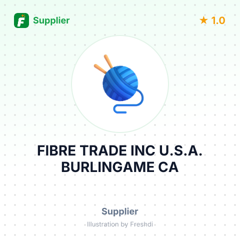 FIBRE TRADE INC U.S.A. BURLINGAME CA – summary card, no photo uploaded yet