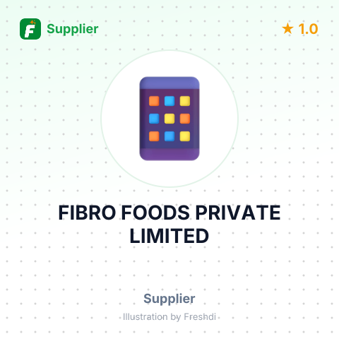 FIBRO FOODS PRIVATE LIMITED – summary card, no photo uploaded yet