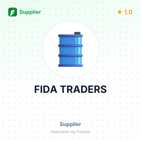 FIDA TRADERS – summary card, no photo uploaded yet