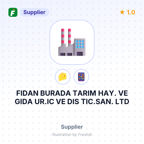 FIDAN BURADA TARIM HAY. VE GIDA UR.IC VE DIS TIC.SAN. LTD – summary card, no photo uploaded yet