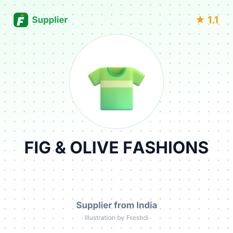 FIG & OLIVE FASHIONS – summary card, no photo uploaded yet