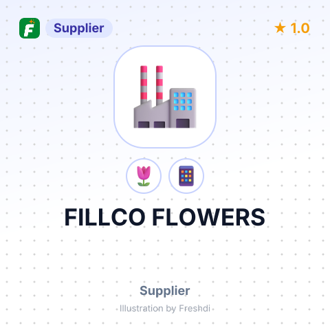 FILLCO FLOWERS – summary card, no photo uploaded yet