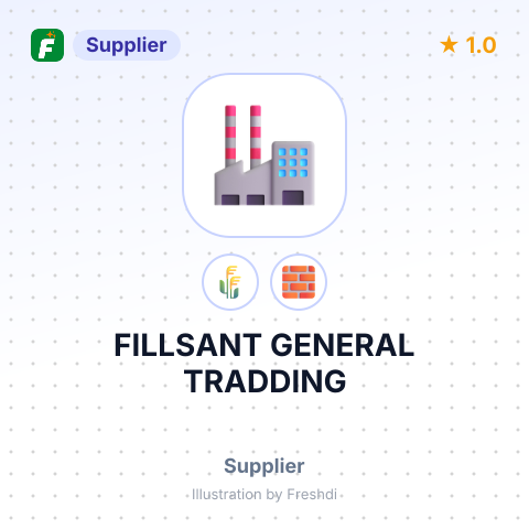FILLSANT GENERAL TRADDING – summary card, no photo uploaded yet