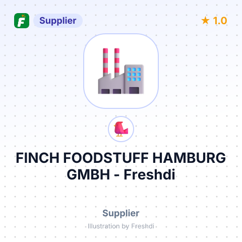 FINCH FOODSTUFF HAMBURG GMBH – summary card, no photo uploaded yet