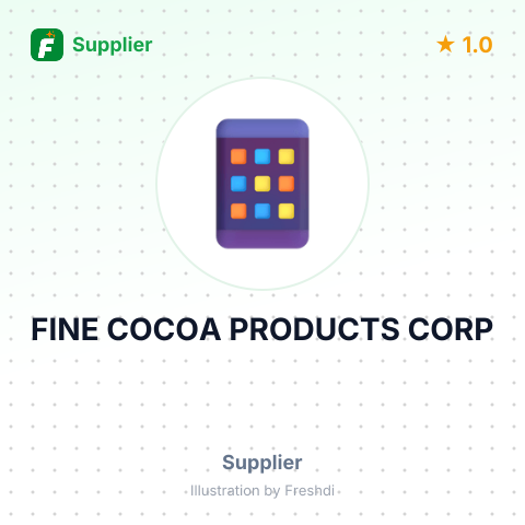 FINE COCOA PRODUCTS CORP – summary card, no photo uploaded yet