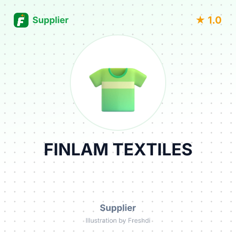 FINLAM TEXTILES – summary card, no photo uploaded yet