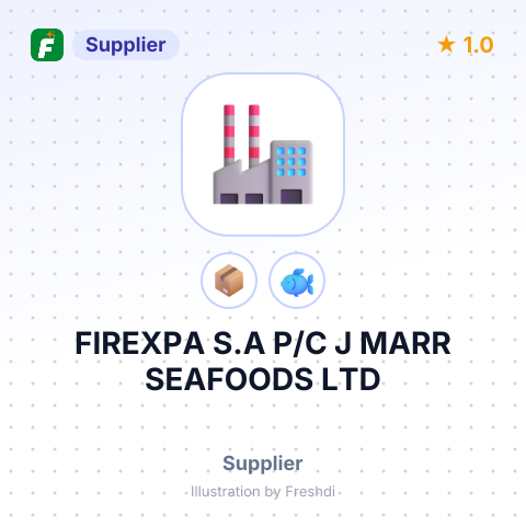 FIREXPA S.A P/C J MARR SEAFOODS LTD – summary card, no photo uploaded yet