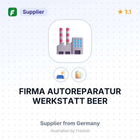 FIRMA AUTOREPARATUR WERKSTATT BEER – summary card, no photo uploaded yet