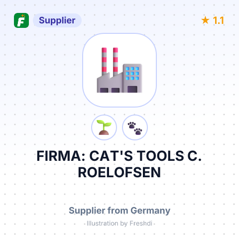 FIRMA: CAT'S TOOLS C. ROELOFSEN – summary card, no photo uploaded yet