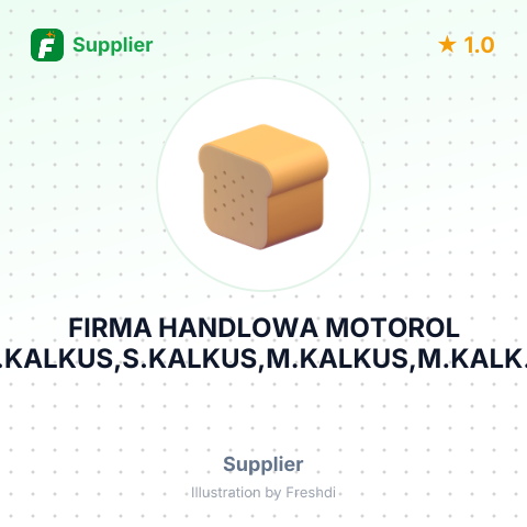 FIRMA HANDLOWA MOTOROL W.KALKUS,S.KALKUS,M.KALKUS,M.KALKUS SP.JAWNA – summary card, no photo uploaded yet