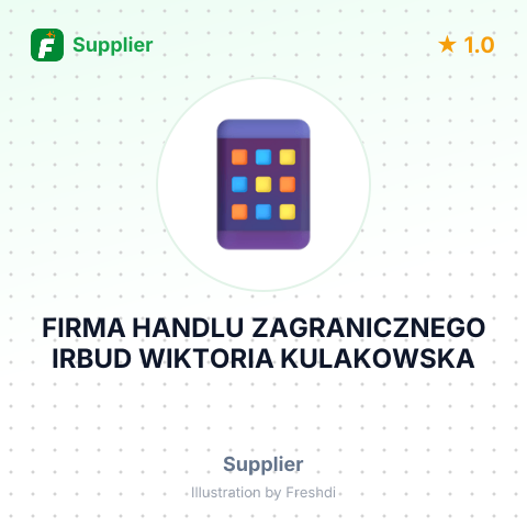FIRMA HANDLU ZAGRANICZNEGO IRBUD WIKTORIA KULAKOWSKA – summary card, no photo uploaded yet