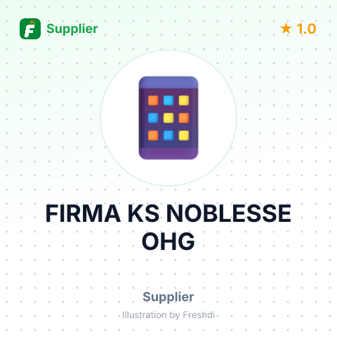 FIRMA KS NOBLESSE OHG – summary card, no photo uploaded yet