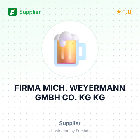 FIRMA MICH. WEYERMANN GMBH CO. KG KG – summary card, no photo uploaded yet