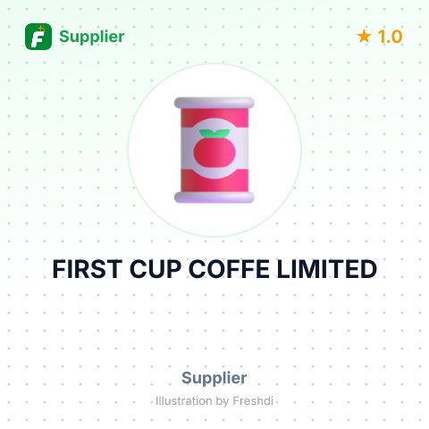 FIRST CUP COFFE LIMITED – summary card, no photo uploaded yet