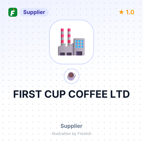 FIRST CUP COFFEE LTD – summary card, no photo uploaded yet