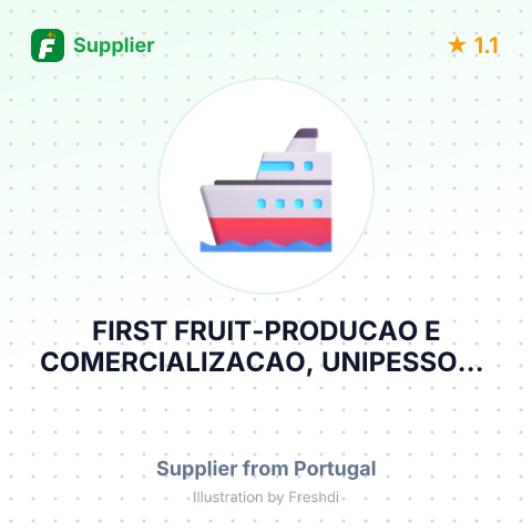FIRST FRUIT-PRODUCAO E COMERCIALIZACAO, UNIPESSOAL LUGAR DE FIAIS – summary card, no photo uploaded yet