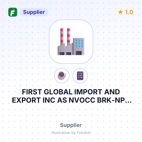 FIRST GLOBAL IMPORT AND EXPORT INC AS NVOCC BRK-NPA LLC – summary card, no photo uploaded yet