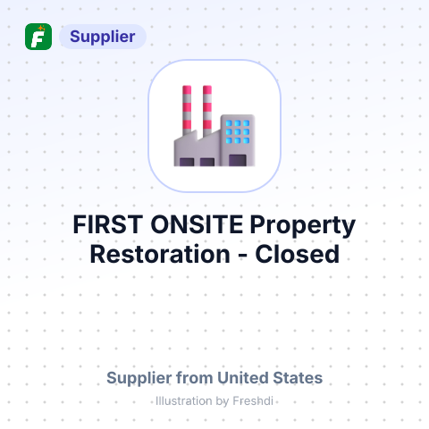 FIRST ONSITE Property Restoration - Closed – summary card, no photo uploaded yet