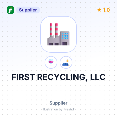 FIRST RECYCLING, LLC – summary card, no photo uploaded yet