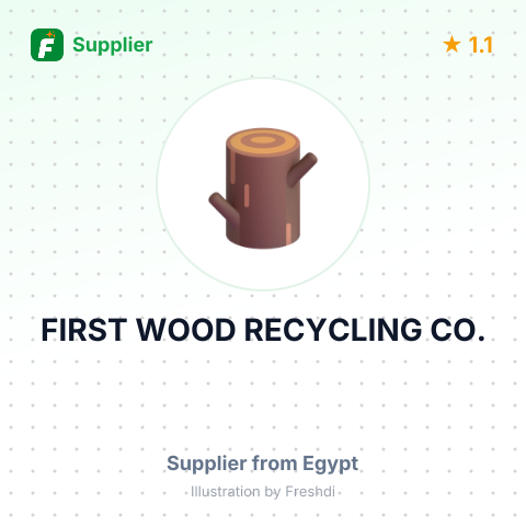 FIRST WOOD RECYCLING CO. – summary card, no photo uploaded yet