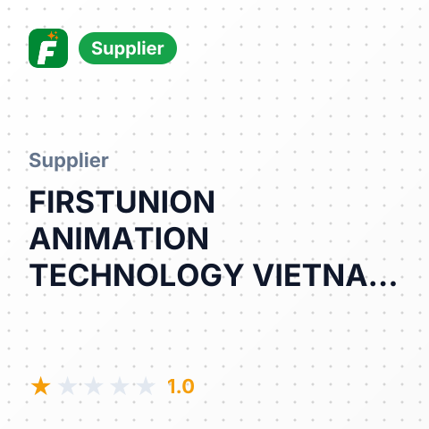 FIRSTUNION ANIMATION TECHNOLOGY VIETNAM CO. LTD – summary card, no photo uploaded yet