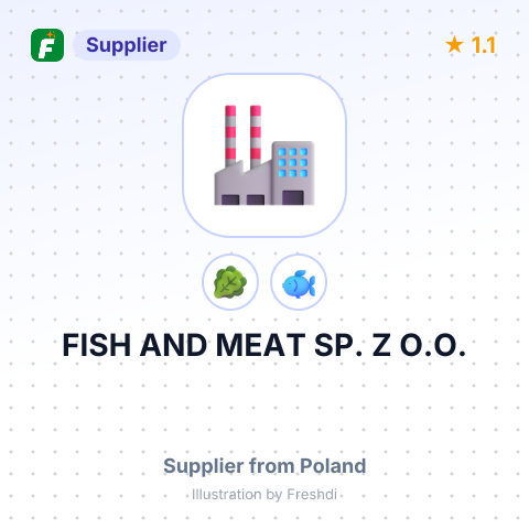FISH AND MEAT SP. Z O.O. – summary card, no photo uploaded yet