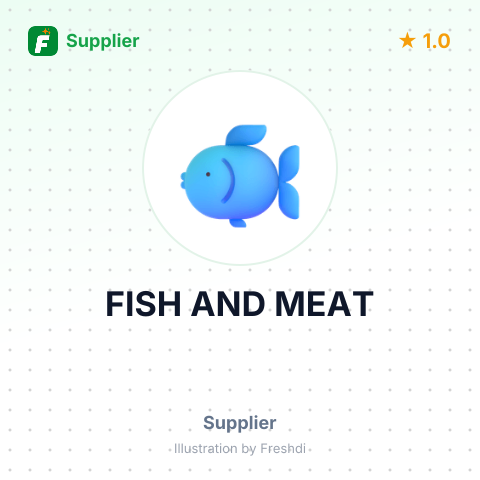 FISH AND MEAT – summary card, no photo uploaded yet