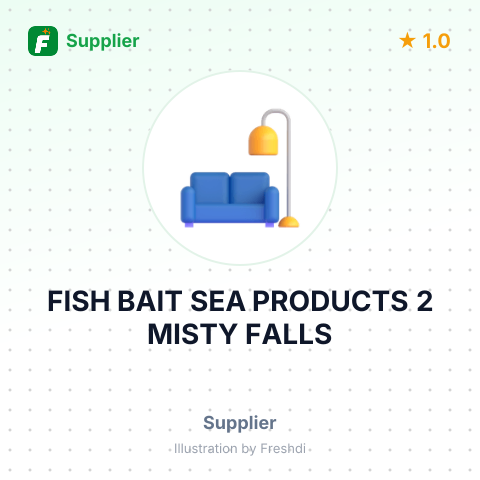 FISH BAIT SEA PRODUCTS 2 MISTY FALLS – summary card, no photo uploaded yet