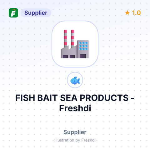 FISH BAIT SEA PRODUCTS – summary card, no photo uploaded yet