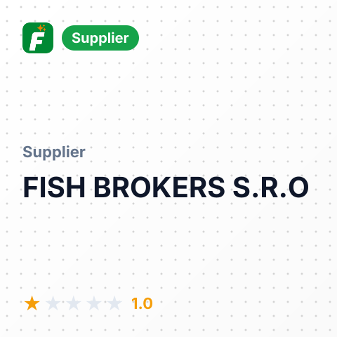 FISH BROKERS S.R.O – summary card, no photo uploaded yet