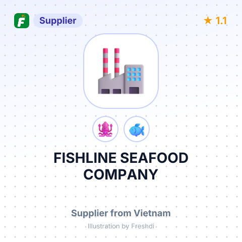 FISHLINE SEAFOOD COMPANY – summary card, no photo uploaded yet