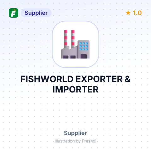 FISHWORLD EXPORTER & IMPORTER – summary card, no photo uploaded yet