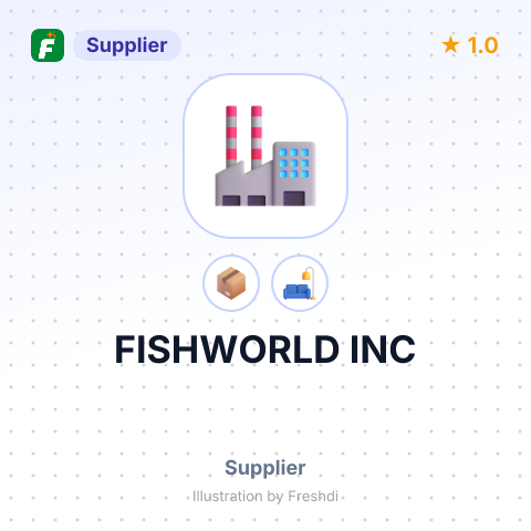 FISHWORLD INC – summary card, no photo uploaded yet