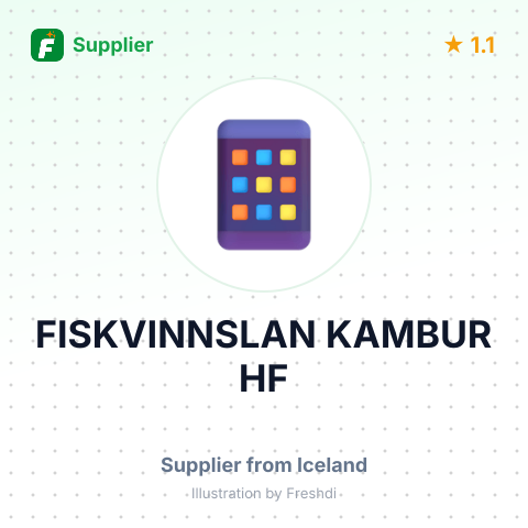FISKVINNSLAN KAMBUR HF – summary card, no photo uploaded yet