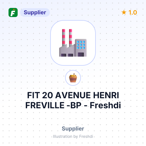 FIT 20 AVENUE HENRI FREVILLE -BP – summary card, no photo uploaded yet