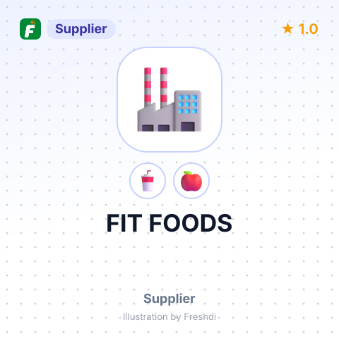 FIT FOODS – summary card, no photo uploaded yet